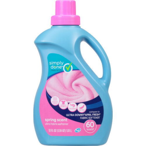 Simply Done Fabric Softener, Ultra, Spring Scent