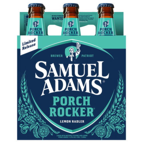 Samuel Adams Lemon Radler Beer - 6 Each