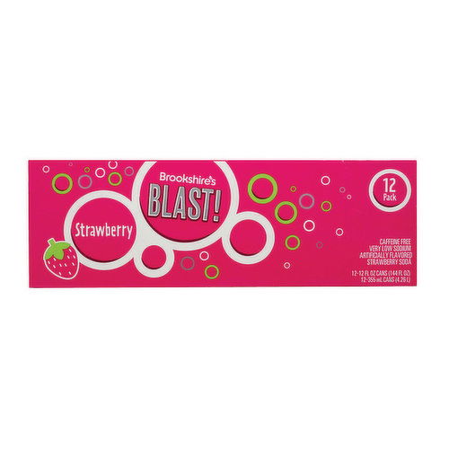 Brookshire's BLAST! Strawberry Soda