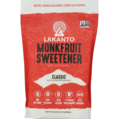 Lakanto Monkfruit Sweetener with Erythritol, Classic