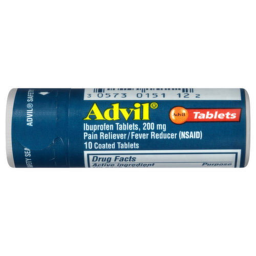 Advil Ibuprofen, 200 mg, Coated Tablets