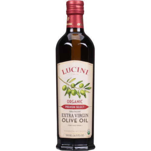 Lucini Olive Oil, Extra Virgin, Organic, 100% Italian, Premium Select