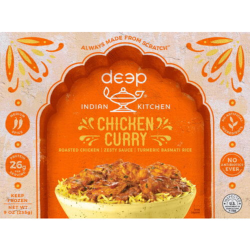 Deep Indian Kitchen Chicken Curry, Medium Spice