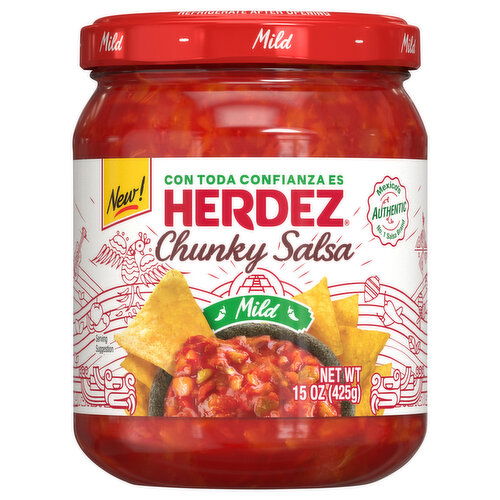 Herdez Salsa, Chunky, Mild