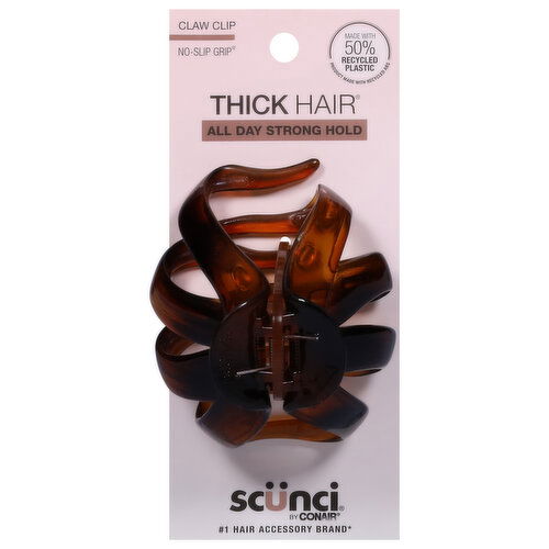 Scunci Thick Hair All Day Strong Hold Claw Clip - 1 Each