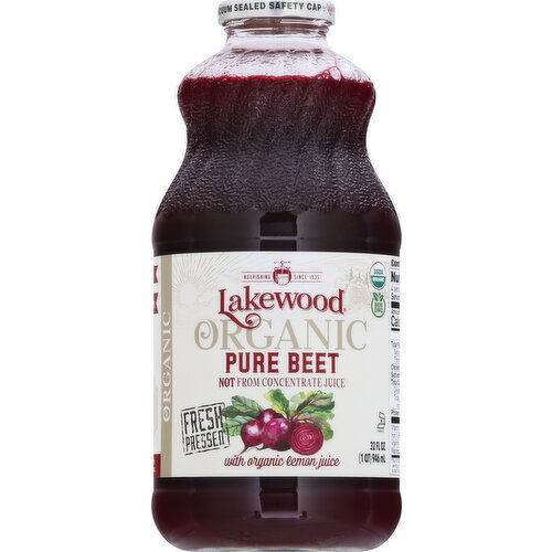 Lakewood Juice, Organic, Pure Beet