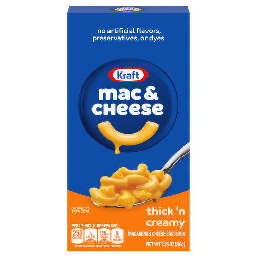 Kraft Macaroni & Cheese Sauce Mix, Thick 'n Creamy