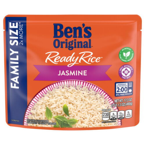 Ben's Original Rice, Jasmine, Family Size