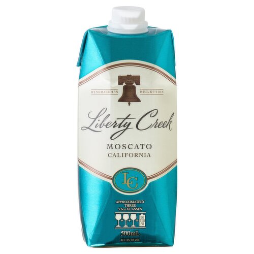 Liberty Creek Vineyards Moscato White Wine - 500 Milliliter