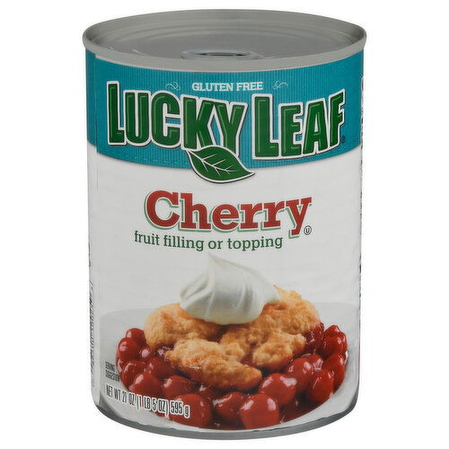 Lucky Leaf Fruit Filling or Topping, Cherry