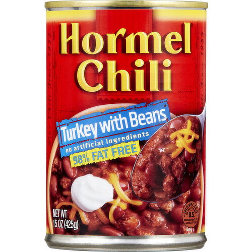 Hormel Turkey with Beans, Chili