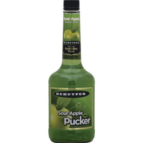 DeKuyper Schnapps, Sweet & Sour, Sour Apple Pucker