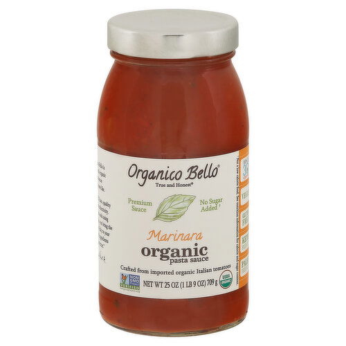 Organico Bello Pasta Sauce, Organic, Marinara