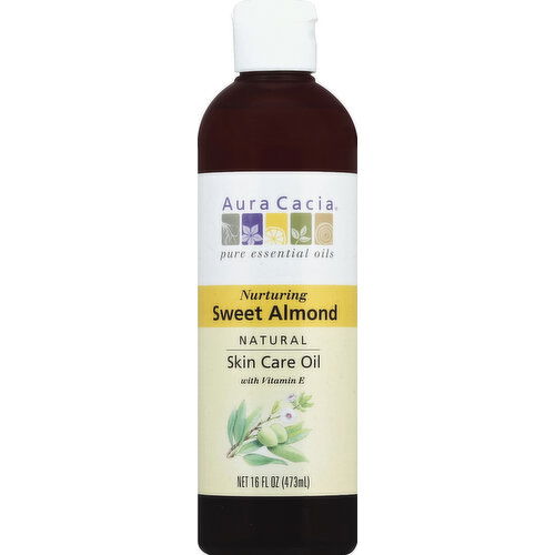 Aura Cacia Skin Care Oil, Natural, Sweet Almond