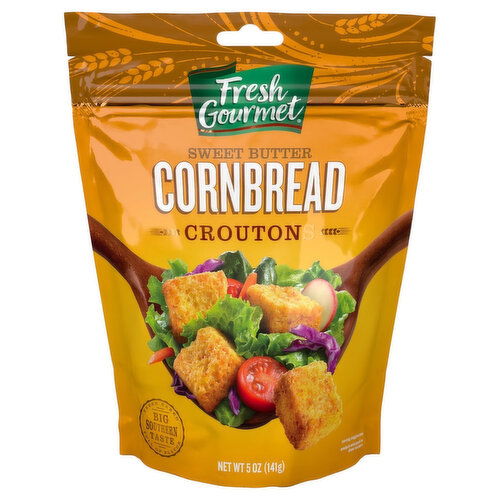 Fresh Gourmet Croutons, Sweet Butter, Cornbread