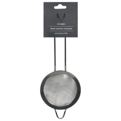 Viski Cocktail Strainer, Mesh, Stainless Steel - 1 Each