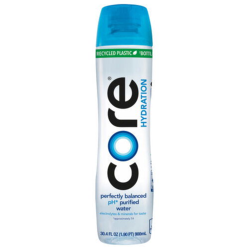 Core Hydration Purified Water, Perfectly Balanced pH