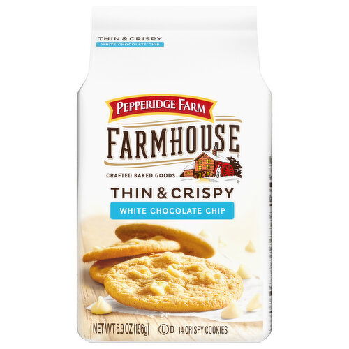 Pepperidge Farm Crispy Cookies, White Chocolate Chip, Thin & Crispy