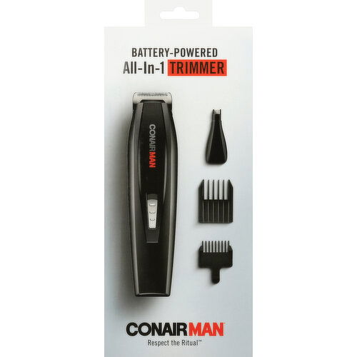 conair Trimmer, All-in-One, Battery-Powered