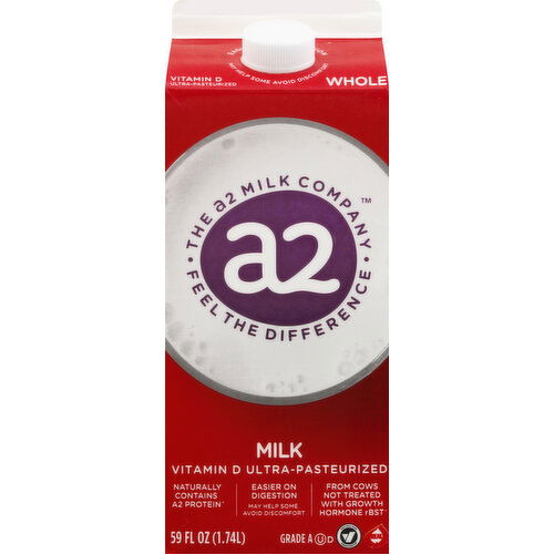 a2 Milk Milk, Whole, Vitamin D