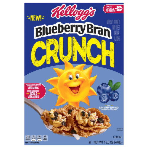 Blueberry Bran Crunch Cereal - 15.8 Ounce