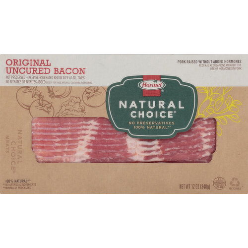 Hormel Bacon, Original, Uncured