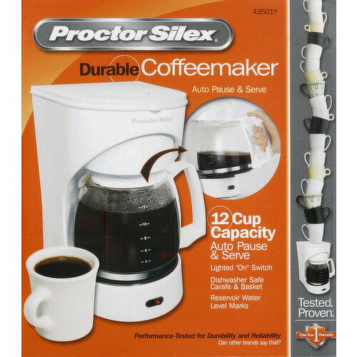 Proctor Silex Coffeemaker, 12 Cup