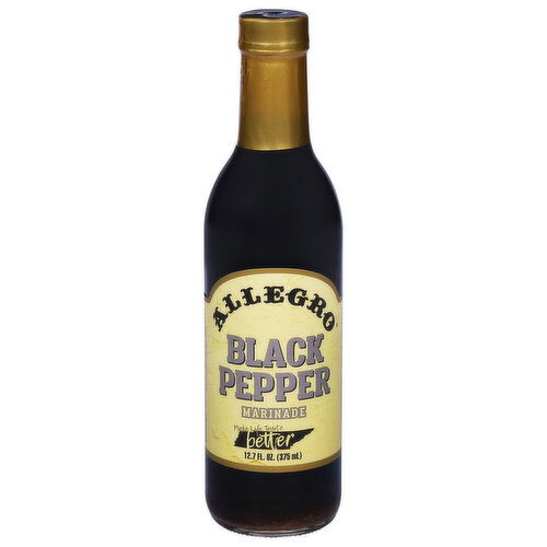 Allegro Black Pepper Marinade - 12 Fluid Ounce