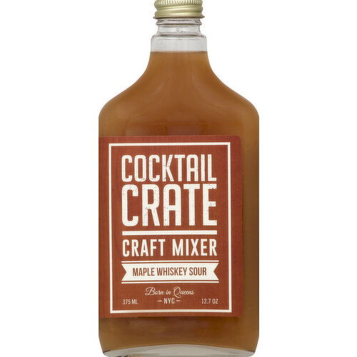 Cocktail Crate Craft Mixer, Maple Whiskey Sour