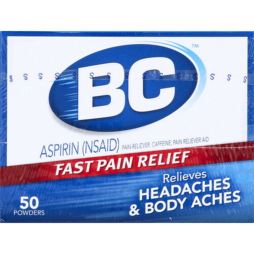 B&C Pain Relief, Fast, Powders