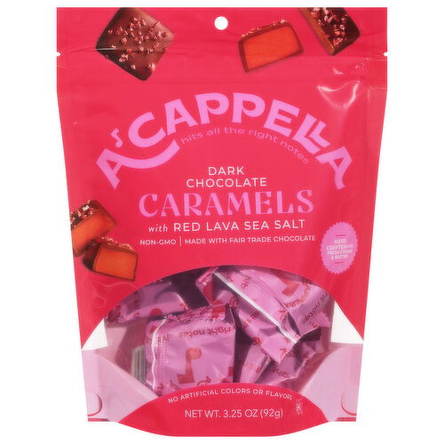 A'Cappella Caramels, Dark Chocolate