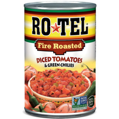 RO*TEL Fire Roasted Diced Tomatoes and Green Chilies