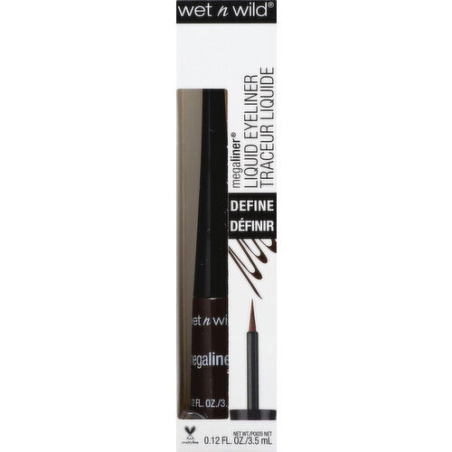 Wet n Wild Liquid Eyeliner, Define, Dark Brown 872A