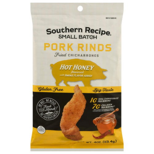 Southern Recipe Pork Rinds, Hot Honey