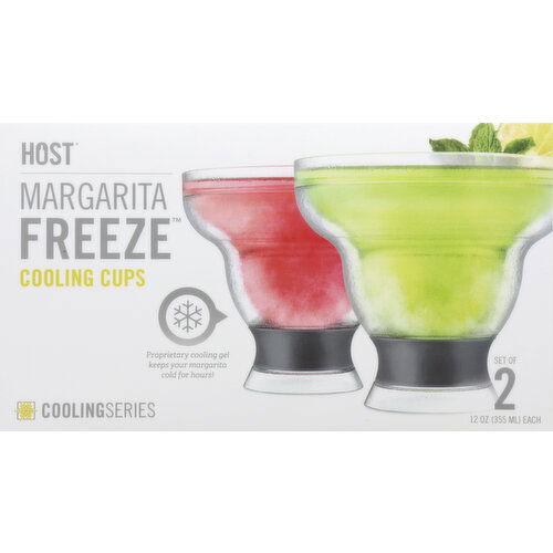 Host Cooling Cups, Margarita Freeze, 12 oz - 2 Each