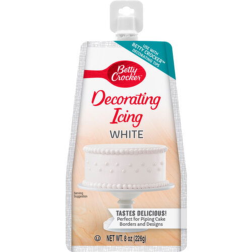 Betty Crocker Decorating Icing, White - 8 Ounce