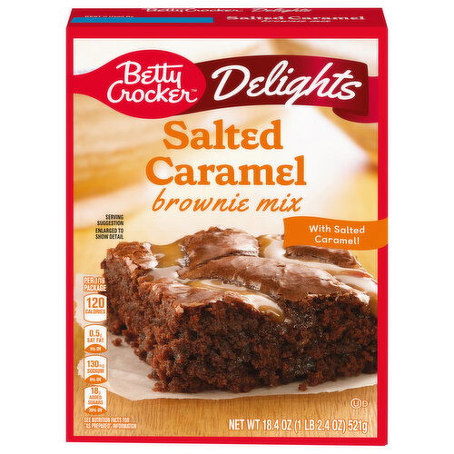 Betty Crocker Salted Caramel Brownie Mix - 18.4 Ounce