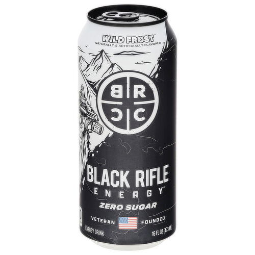 Black Rifle Coffee Company Zero Sugar Wild Frost Energy Drink - 16 Fluid Ounce