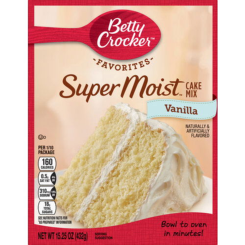 Betty Crocker Cake Mix, Vanilla