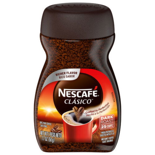 Nescafe Coffee, Instant, Dark Roast