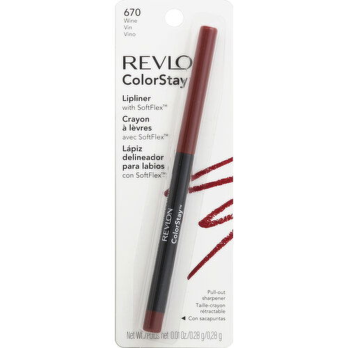 Revlon Lip Liner, Longwear, Wine 670