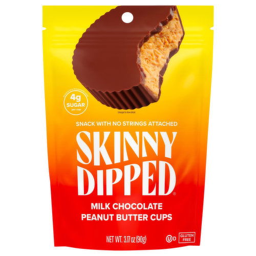 SkinnyDipped Peanut Butter Cups, Milk Chocolate