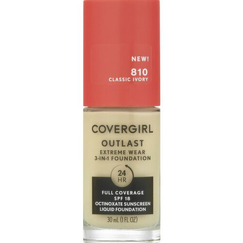 CoverGirl Foundation, 3-in-1, Classic Ivory 810