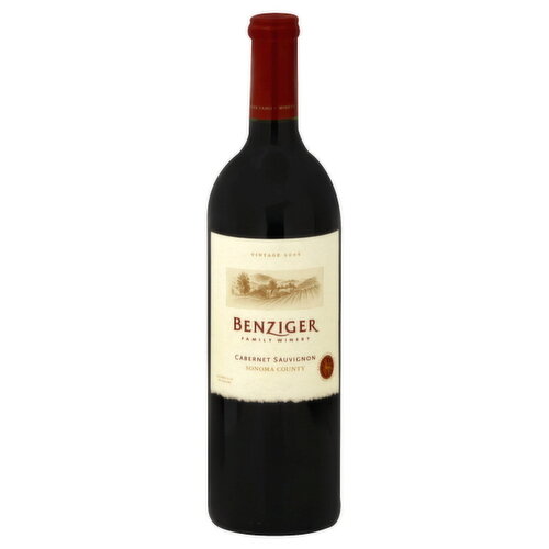 Benziger Cabernet Sauvignon, Sonoma County, Vintage 2006