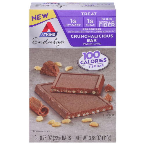 Atkins Bars, Treat, Crunchalicious