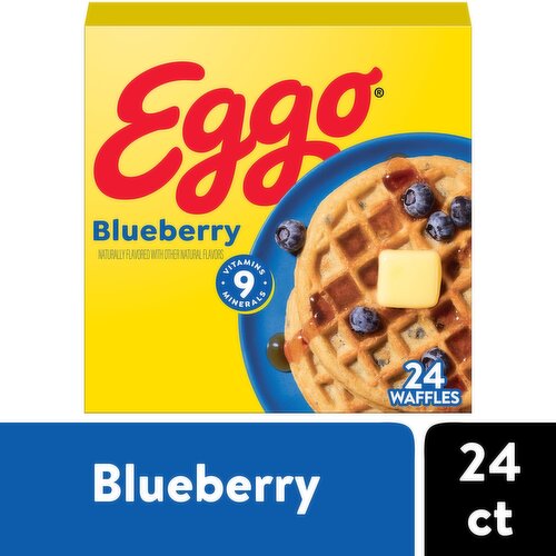 Eggo Frozen Waffles, Blueberry, Family Pack