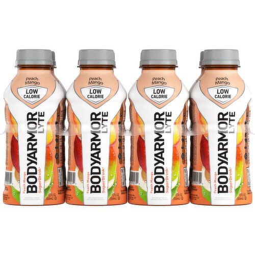 BODYARMOR Lyte Peach Mango, 8 Ct