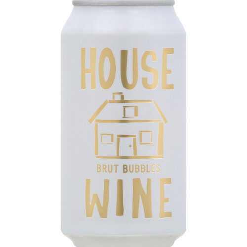 House Wine Carbonated Wine, Brut Bubbles