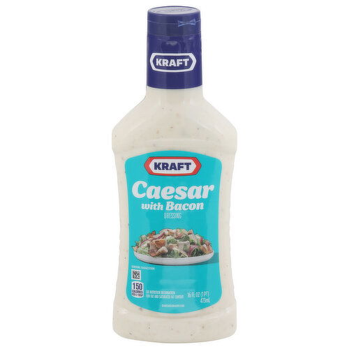 Kraft Dressing, Caesar with Bacon - 16 Fluid Ounce