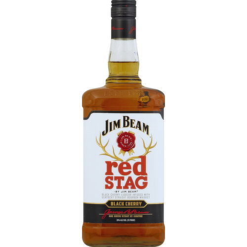 Jim Beam Kentucky Straight Bourbon Whiskey, Black Cherry